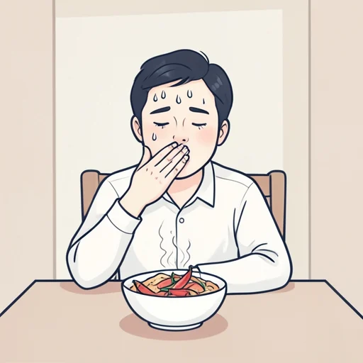 この料理は辛すぎます。 - Dictionnaire illustré