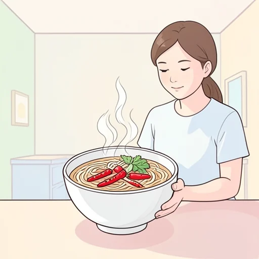 この料理は辛そうです - 그림 사전