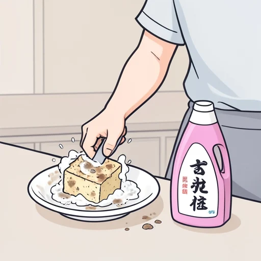 この洗剤で洗えば汚れが落ちる - Bildwörterbuch