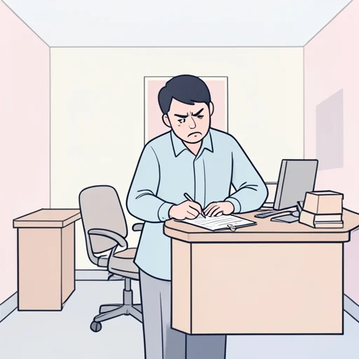 この手続き、面倒だけど必要だからやる - Bildwörterbuch