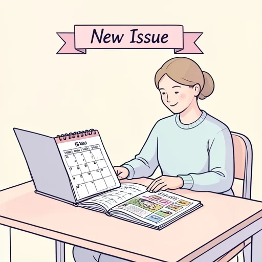 この雑誌は毎月十五日に発行される - Bildwörterbuch