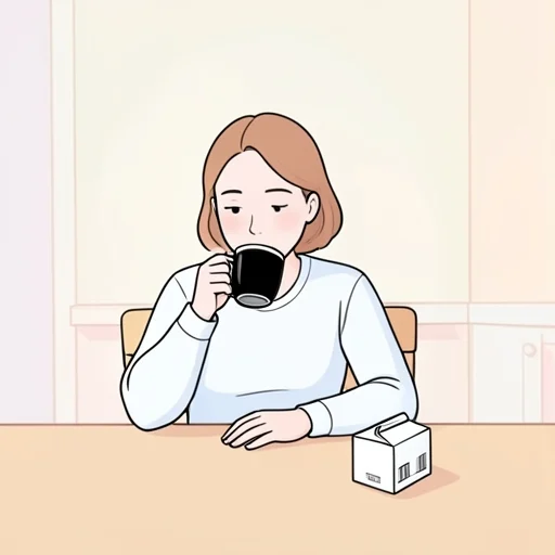 コーヒーにはクリームを入れない派だ - Bildwörterbuch