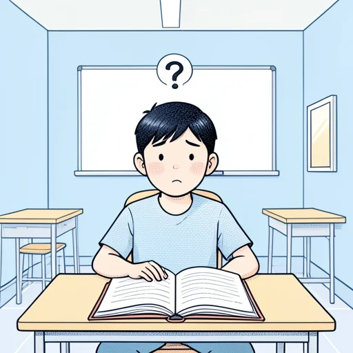 答えがわからない - Bildwörterbuch
