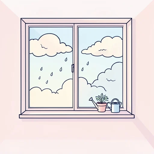 ことによると、明日は雨かもしれない - Bildwörterbuch