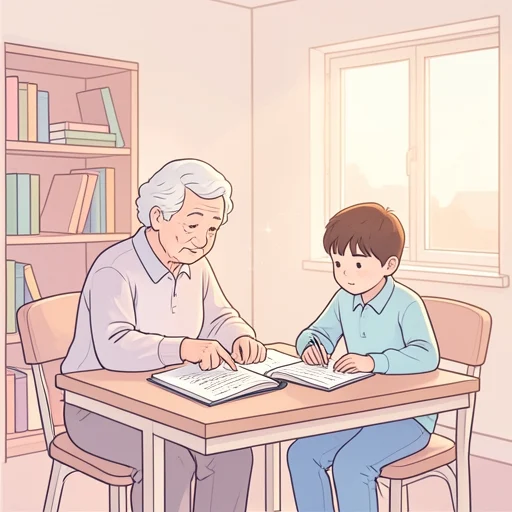 後輩に慕われてる彼は面倒見がいいって有名だ - Bildwörterbuch