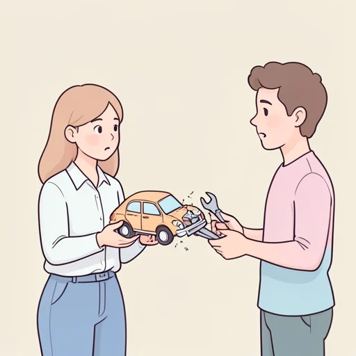 壊れたんだけど、自分で直せる？ - Bildwörterbuch