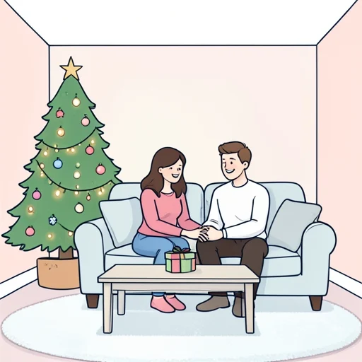 クリスマスには彼女と過ごす予定 - Bildwörterbuch