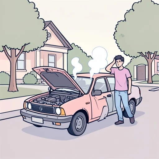 車故障しちゃった - Bildwörterbuch