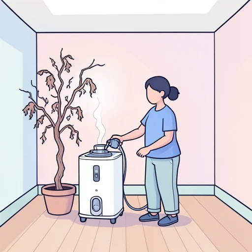 空気が乾燥しすぎてる - Bildwörterbuch