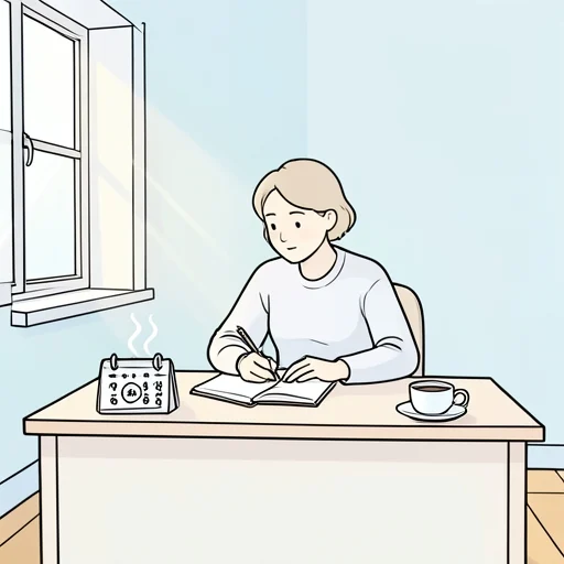 今日の出来事をしっかり反省したい - Bildwörterbuch