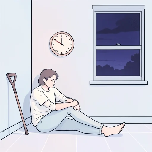 今日は歩けないほど疲れました - Dizionario illustrato