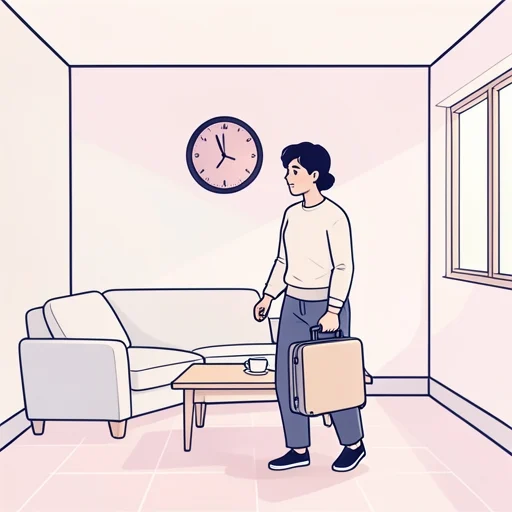 今日は早く帰ろうと思います。 - イラスト辞典