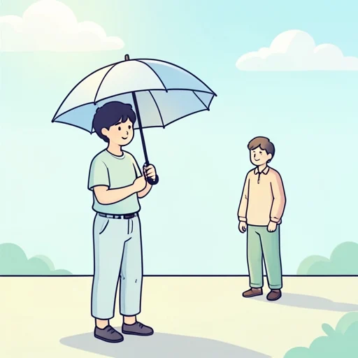今日は昨日より暑いです。 - Dizionario illustrato