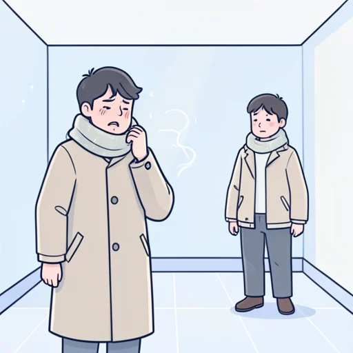 今日は昨日より寒いです。 - Dizionario illustrato