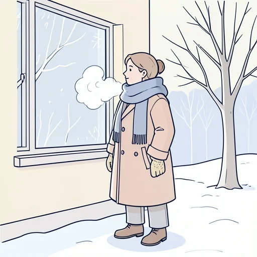 今日は寒いですね - Bildwörterbuch