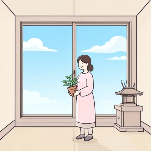日本に来て三か月になります。 - Bildwörterbuch