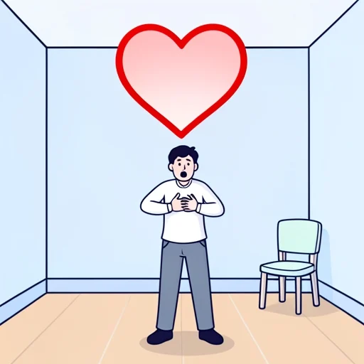 急に心臓が止まりそうになった - Bildwörterbuch
