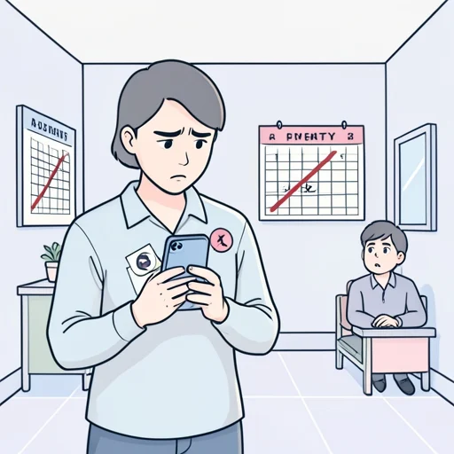急に予定が変わったので、今日の会議には出られないかも - Illustrated Dictionary
