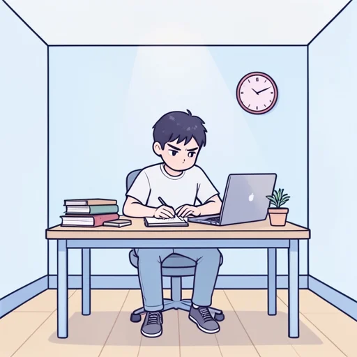 まだ勉強しています。 - Từ điển minh họa