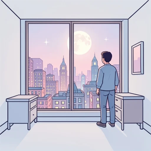 窓から見える光景はまるで映画のワンシーンみたいだった - Bildwörterbuch