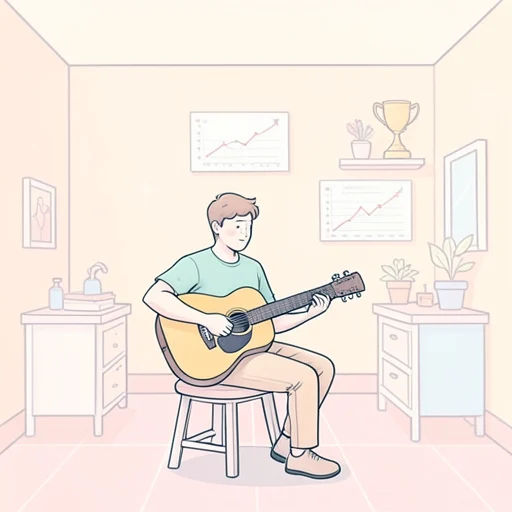 毎日の練習でだいぶ上達した - Bildwörterbuch