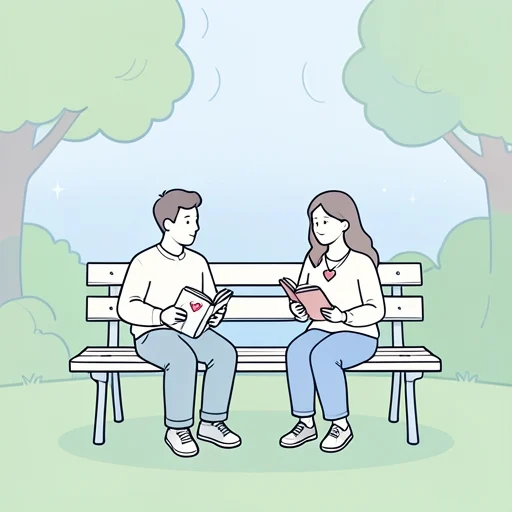 まさに運命の出会いだった - Bildwörterbuch