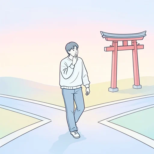 迷ったけどやっぱり行くことにした - Bildwörterbuch