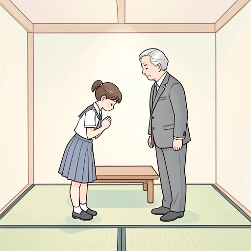目上の人に敬語を使う - Bildwörterbuch