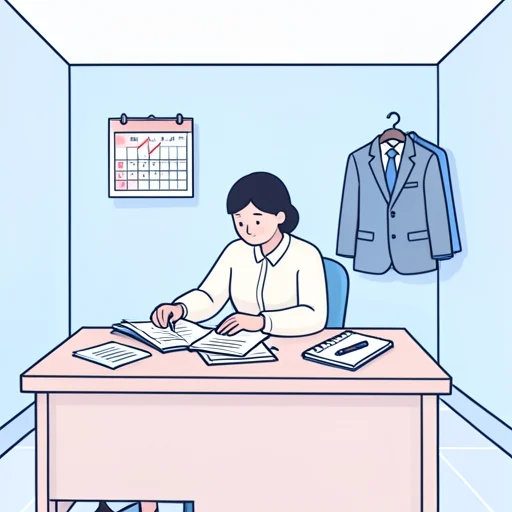 面接の前に準備をしっかりしとく - Bildwörterbuch