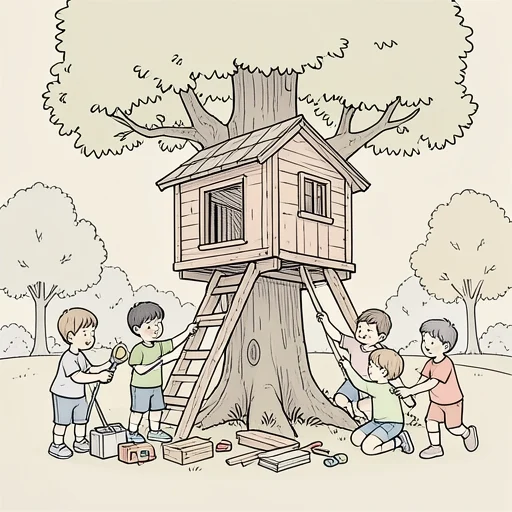 みんなで協力した結果 - Bildwörterbuch