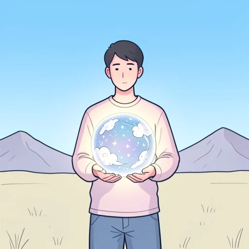 未来に希望を持って生きていきたい - Bildwörterbuch