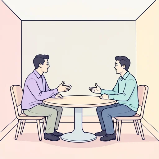 問題について議論する - Bildwörterbuch