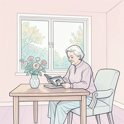 昔のことを思い出した - Bildwörterbuch
