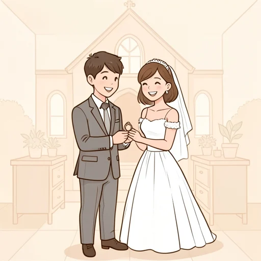息子が結婚した - Bildwörterbuch