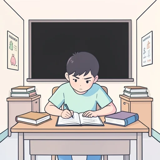 難しいながらも頑張っています。 - Illustrated Dictionary