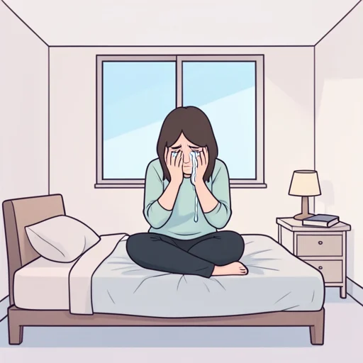 涙を流さずにいられなかった - Bildwörterbuch