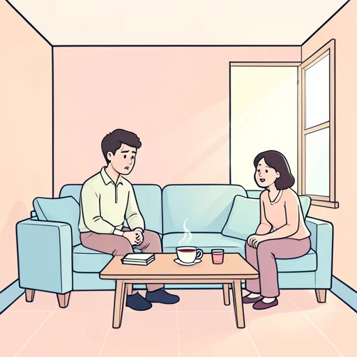 何を悩んでいたのか正直に話して - Bildwörterbuch