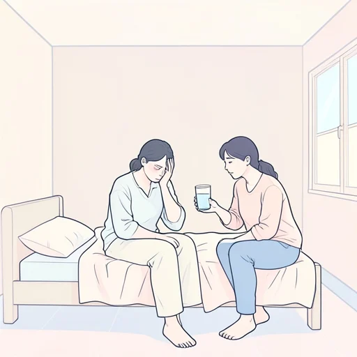 なんか今日、調子が悪い - Bildwörterbuch