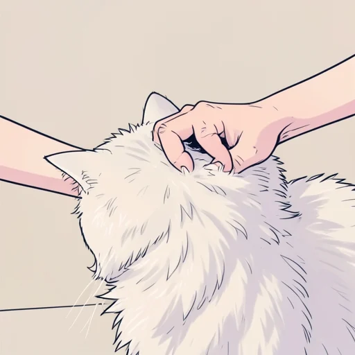 猫って毛が柔らかいよね - Bildwörterbuch