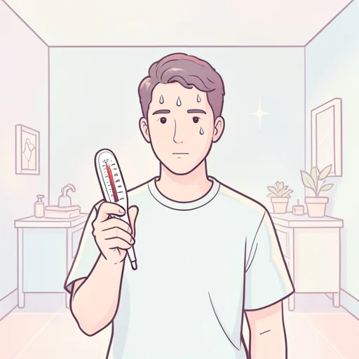 熱があるみたい - Bildwörterbuch