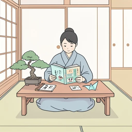 日本文化に興味がある - Bildwörterbuch