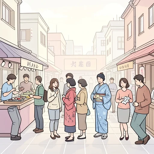 日本文化は海外で盛んだ - Bildwörterbuch