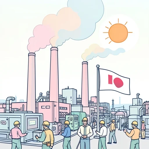 日本の工業は発展してる - Bildwörterbuch
