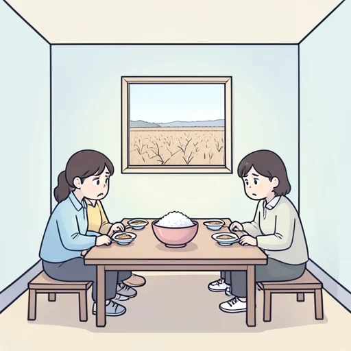 日本の主食は米だが世界の穀物自給率を見ると深刻な状況だ - Bildwörterbuch