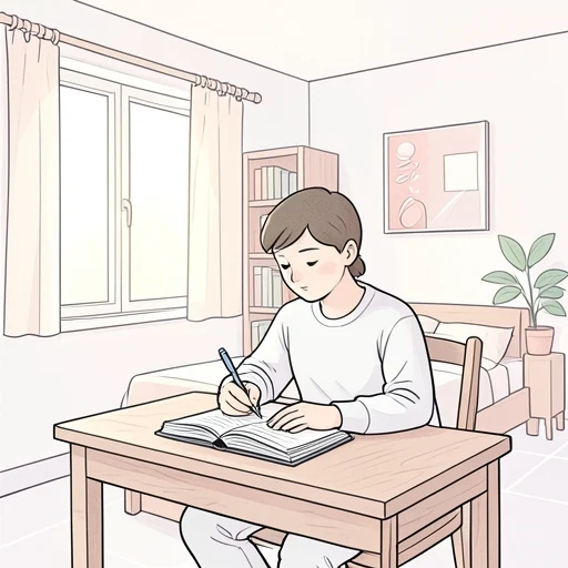 日記を書き始める - Bildwörterbuch