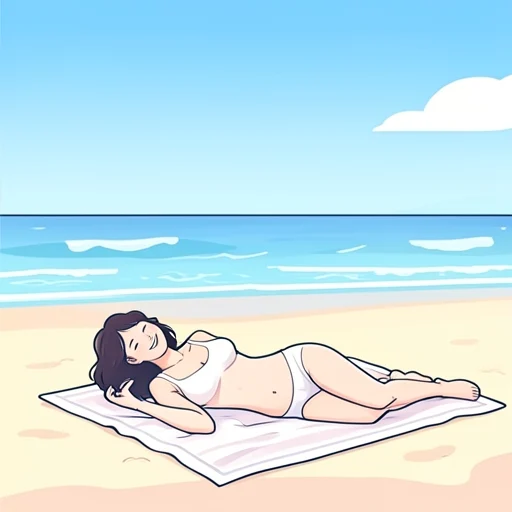 日光浴は健康に良い - Bildwörterbuch