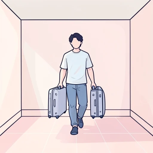 荷物を運んで - Bildwörterbuch