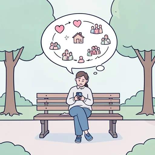 人間関係の悩みは尽きない - Bildwörterbuch