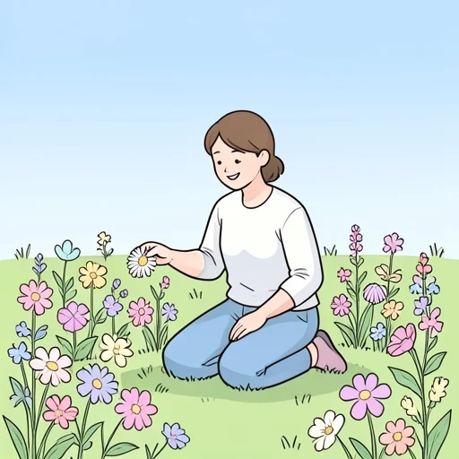 野に咲く花が好き - Bildwörterbuch