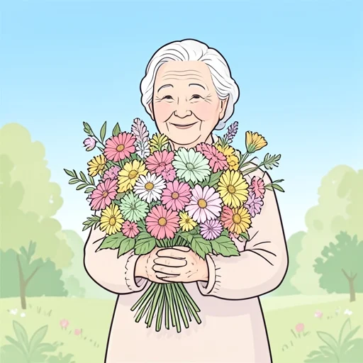 残りの人生を目一杯楽しみたい - Bildwörterbuch